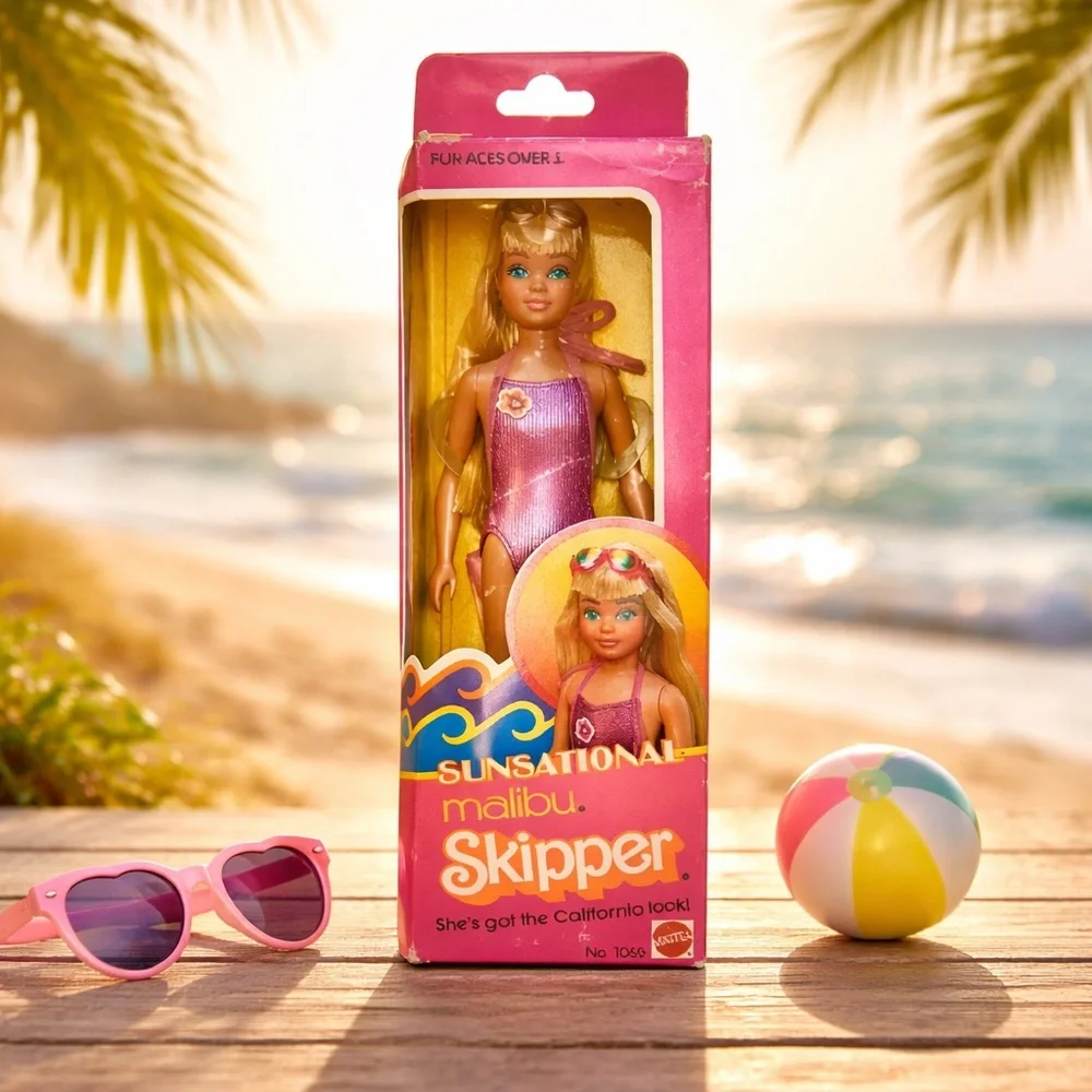 Sunsational Malibu Skipper doll, released by Mattel in 1981.